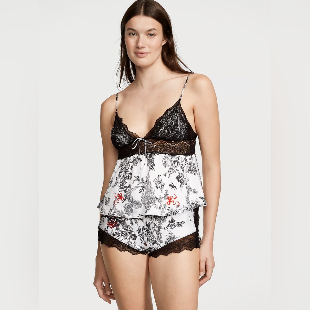Victoria’s Secret Stretch Lace and Satin Cami set